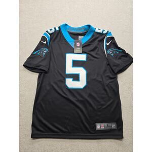 Nike Carolina Panthers Teddy Bridgewater Number 5 Jersey Mens Large NFL Football